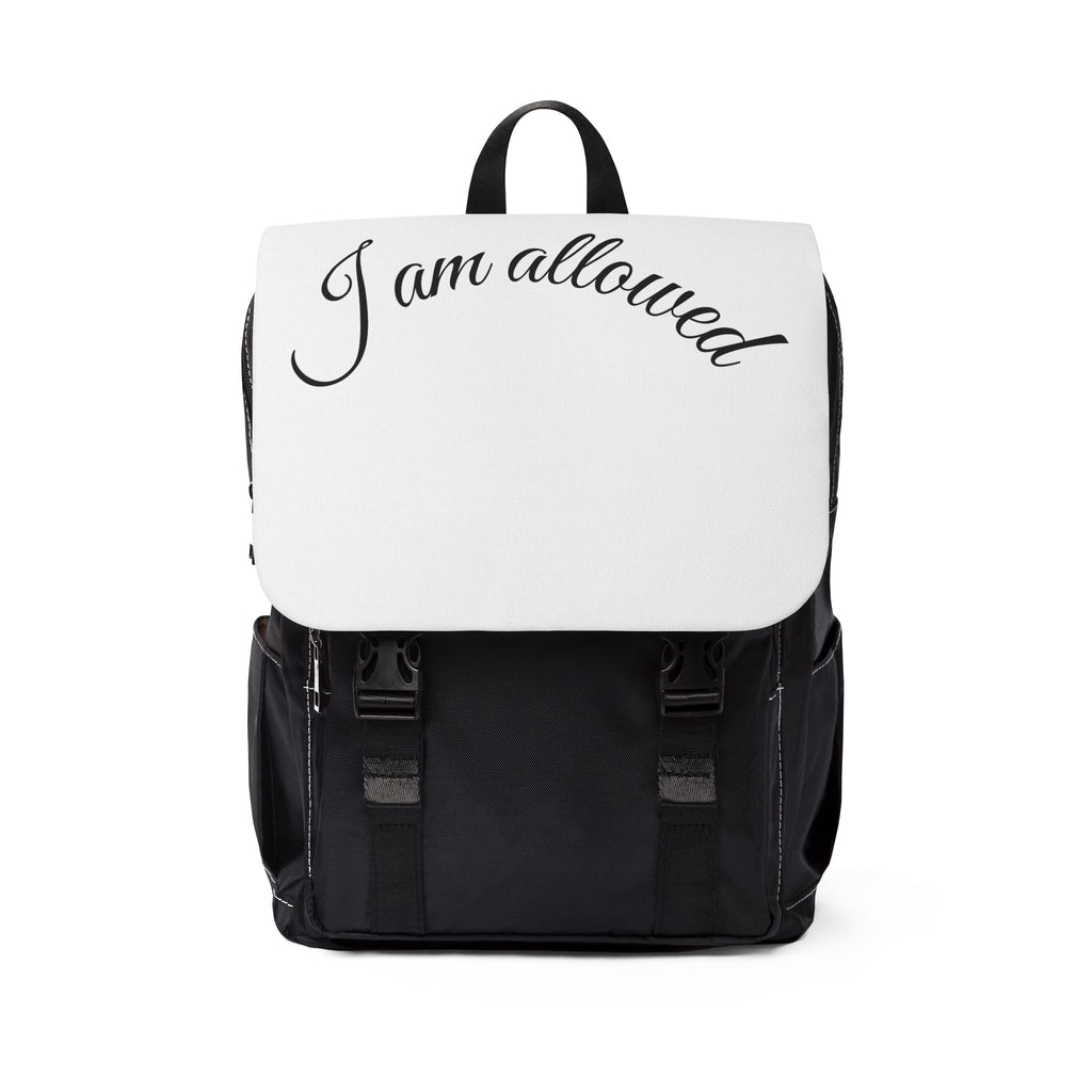 'I Am Allowed' Casual Backpack — Inspirational Shoulder Bag