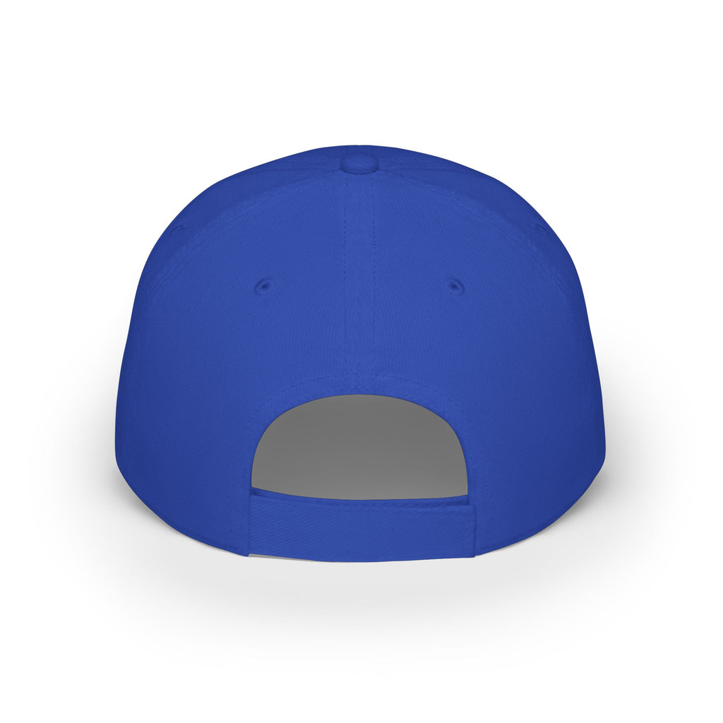 Peace Embroidered Baseball Cap — Low Profile White Hat